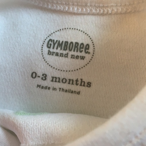 Gymboree Baby 0-3M 2pc Onesie & Leggings Set PEAS EUC - Picture 8 of 11